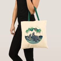 Bear Art Tote Bag Wildlife Art Shopping Bag bags
