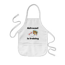 Bear Astronaut in Training Tshirts and Gifts aprons
