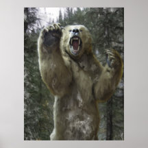 BEAR ATTACK on the TRAIL Print