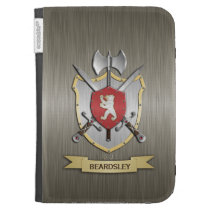 Bear Battle Crest Armor Kindle Case