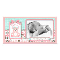 Bear Bear Girl Photo Card