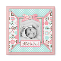 Bear Bear Girl Photo Magnet
