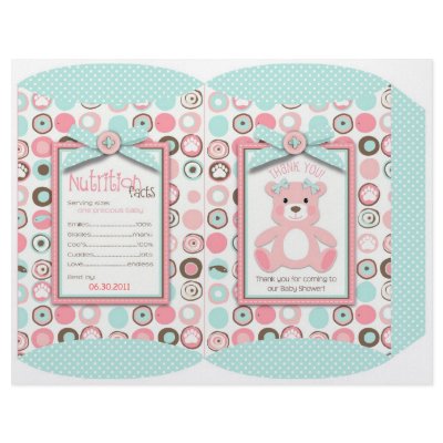 Bear Bear Girl Puff Box Template Full Color Flyer by LullabyeDreams