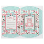 Bear Bear Girl Puff Box Template Full Color Flyer