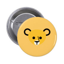 Bear Bears Head Cute Cartoon Animal Mammalia Buttons