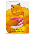 Bear Birthday Card