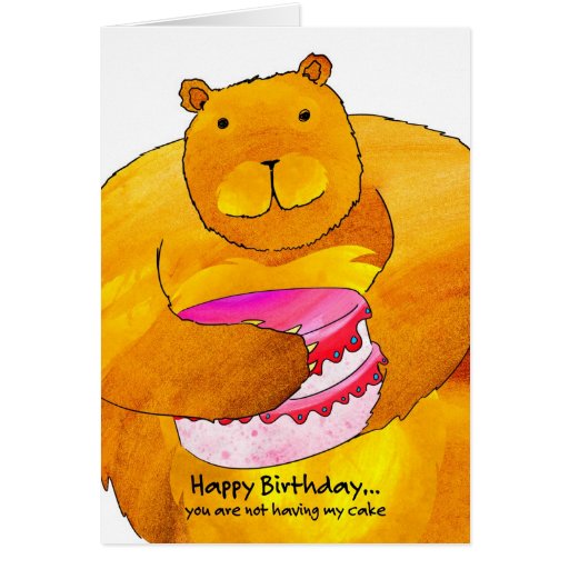 Bear Birthday Card