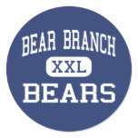 Bear Branch - Bears - Junior - Magnolia Texas Round Stickers