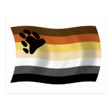Bear Brotherhood Flag Postcard