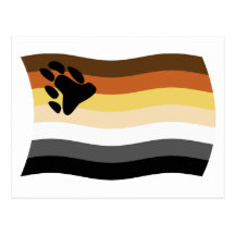 Bear Brotherhood Flag Postcard
