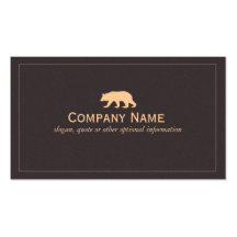 Bear Business Card