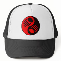 Bear Claw Yin Yang Trucker Hats