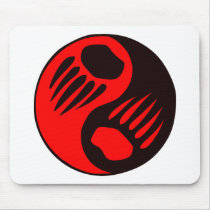Bear Claw Yin Yang Mouse Mat