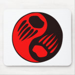 Bear Claw Yin Yang Mouse Mat