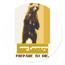 Bear Country stickers by djskagnetti Bear Country stickers