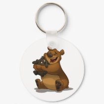 Bear & Cub Keychain by stlewis75 Bear & Cub Keychain