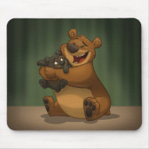 Bear & Cub Mousepad by stlewis75 Bear & Cub Mousepad
