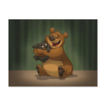 Bear & Cub Postcard