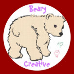 Bear Cub Reward Sticker