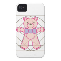 bear_da_vinci Case-Mate iPhone 4 case