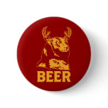 Bear + Deer = Beer Pinback Buttons