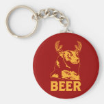 Bear + Deer = Beer Keychains
