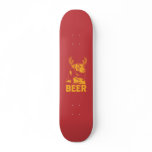 Bear + Deer = Beer Custom Skate Board