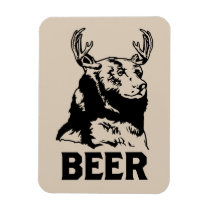 Bear + Deer = Beer magnets