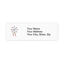 Bear Dream Catcher Return Address Labels
