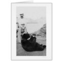 Bear Drinking In Alaska 1910 cards by lc_alaska Bear Drinking In Alaska 1910 cards
