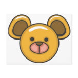 Bear Face Postcard