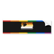 BEAR FLAG DRIPPING BUMPER STICKER
