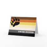 Bear Flag Invitation Greeting Cards