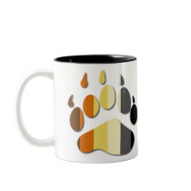 Bear Flag Paw Mug