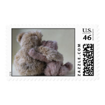 bear friends postage stamp