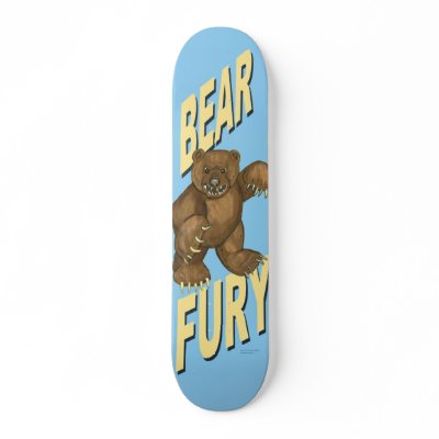 Bear Fury Skateboard by starhorsepax