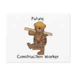 Bear Future Construction Worker Tshirts and Gifts Post Card