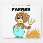 Bear Future Farmer Mouse Mat
