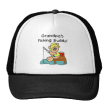 Bear Grandpas Fishing Buddy Mesh Hat