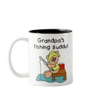 Bear Grandpas Fishing Buddy Coffee Mug