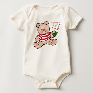 Bear Happy Holly Days Christmas shirt