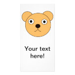 Bear head cartoon picture card
