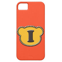 Bear Head Initial I iPhone 5 Cover