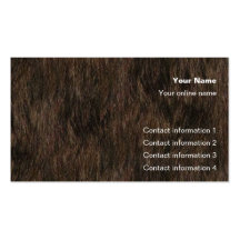 Bear Hide Trick card / Business Card