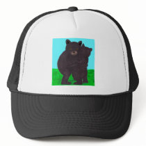 Bear Hug. Two bears hugging out in nature Hat