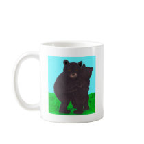 Bear Hug. Two bears hugging out in nature Coffee Mugs