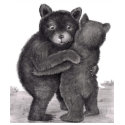 Bear Hug. Two bears hugging out in nature t-shirts