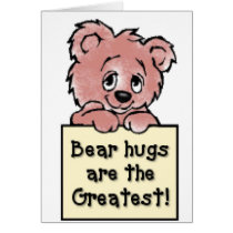 Bear Hugs Greeting Card