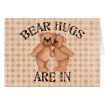Bear Hugs Greeting Card