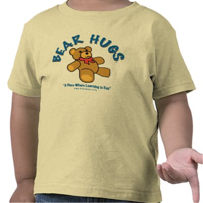 Bear Hugs Logo Tshirt by BearHugsPreschool